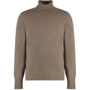 Drumohr, Heren, Truien, Beige, Maat: 2XL Wol,