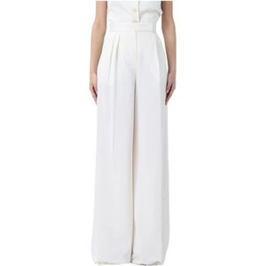 Max Mara, Dames, Broeken, Wit, Maat: XS