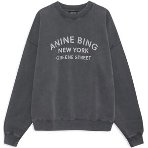 Anine Bing, Dames, Sweatshirts & Hoodies, Zwart, Maat: L