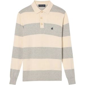 Brooks Brothers, Heren, Truien, Grijs, Maat: S Katoen,