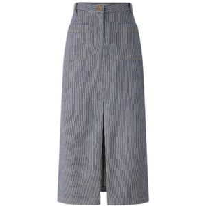 Sessun, Dames, Rokken, Blauw, Maat: M Katoen,