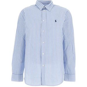 Polo Ralph Lauren, Dames, Blouses & Shirts, Blauw, Maat: XS Katoen,