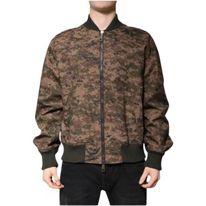 Dolce & Gabbana, Heren, Jassen, Bruin, Maat: 3XL