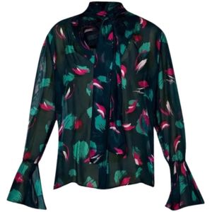 Liu Jo, Dames, Blouses & Shirts, Veelkleurig, Maat: 2XS Viscose,