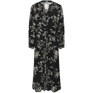 Part Two, Dames, Jurken, Veelkleurig, Maat: S Viscose,