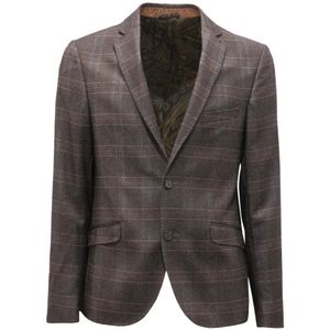 Etro, Heren, Jassen, Grijs, Maat: L Zijde,