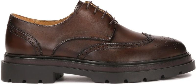 Kazar - Bruine Derby-stijl Brogues - Heren - Leer