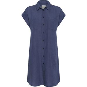 Part Two, Dames, Jurken, Blauw, Maat: 2XS Linnen,