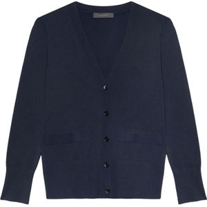 Elena Mirò, Dames, Truien, Blauw, Maat: S