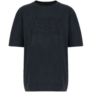 Maison Margiela, Heren, Tops, Zwart, Maat: S Katoen,