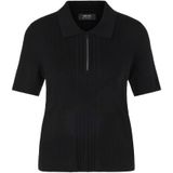 Marc Cain, Dames, Tops, Zwart, Maat: M Wol,