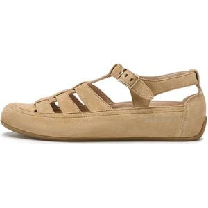 Candice Cooper - Rock T-Bar - Sandalen - Beige - Suède - Leer