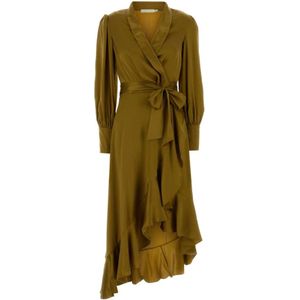 Zimmermann, Dames, Jurken, Groen, Maat: S Zijde,