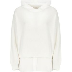 Brunello Cucinelli, Dames, Sweatshirts & Hoodies, Beige, Maat: S Katoen,