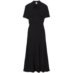 Ines de la Fressange Paris, Dames, Jurken, Blauw, Maat: S Viscose,