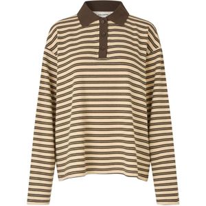 Lollys Laundry, Dames, Tops, Bruin, Maat: XS Katoen,