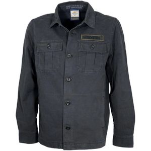 Aeronautica Militare, Heren, Jassen, Zwart, Maat: M Katoen,