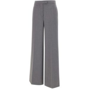 Kaos, Dames, Broeken, Grijs, Maat: XL Leer,