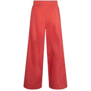 Liu Jo, Dames, Broeken, Rood, Maat: S Katoen,