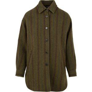 Aspesi, Dames, Blouses & Shirts, Groen, Maat: S