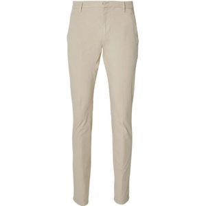 Dondup, Heren, Broeken, Beige, Maat: W31 Linnen,