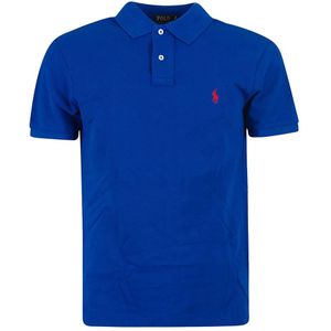 Ralph Lauren, Heren, Tops, Blauw, Maat: M Katoen,