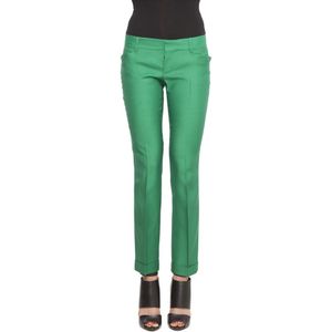 Dsquared2, Dames, Broeken, Groen, Maat: XS Zijde,