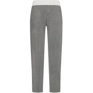 Deha, Dames, Broeken, Grijs, Maat: L Viscose,