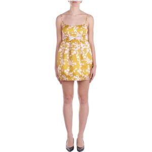 Elisabetta Franchi, Dames, Jurken, Veelkleurig, Maat: XS Poliester,