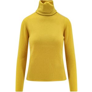 Alessandro Aste, Dames, Truien, Geel, Maat: L Kasjmier,