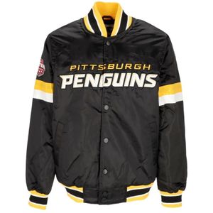 Starter, Heren, Jassen, Veelkleurig, Maat: S Satijn,