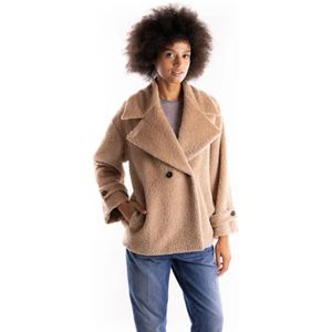 Marella, Dames, Jassen, Beige, Maat: XS Wol,