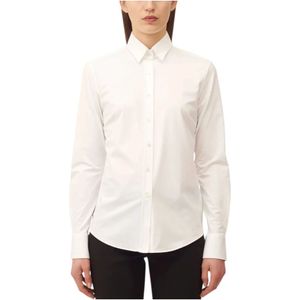 Xacus, Dames, Blouses & Shirts, Wit, Maat: S Jersey,