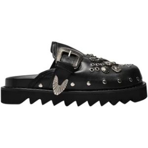 Toga Pulla, Dames, Schoenen, Zwart, Maat: 35 EU Leer,