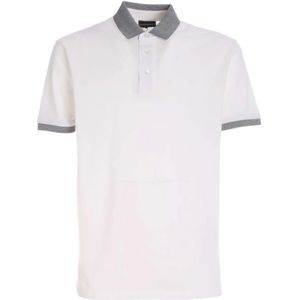 Emporio Armani, Heren, Tops, Wit, Maat: S