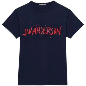 JW Anderson, Heren, Tops, Blauw, Maat: S Katoen,