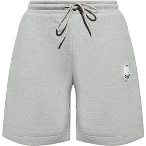 Moncler, Heren, Korte broeken, Grijs, Maat: L