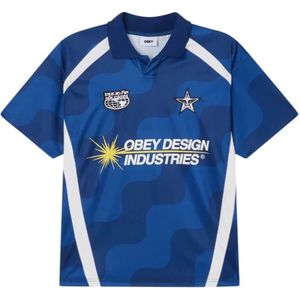 Obey, Heren, Tops, Blauw, Maat: S Jersey,