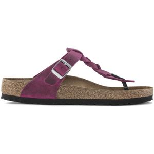 Birkenstock, Dames, Schoenen, Roze, Maat: 35 EU Leer,