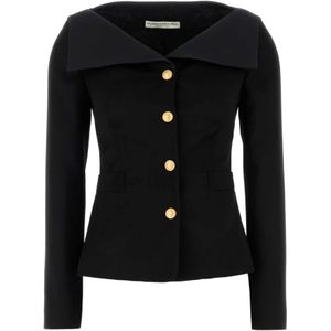 Alessandra Rich, Dames, Truien, Zwart, Maat: 2XS Wol,