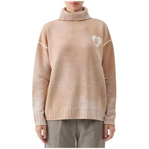 Just Cavalli, Dames, Truien, Beige, Maat: S Wol,