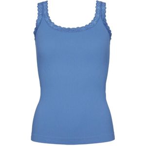 Tim & Simonsen, Dames, Tops, Blauw, Maat: L/Xl