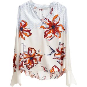 Herzen's Angelegenheit, Dames, Blouses & Shirts, Veelkleurig, Maat: XS Zijde,