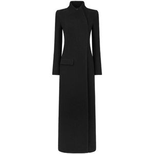 Tom Ford, Dames, Mantels, Zwart, Maat: XS Wol,