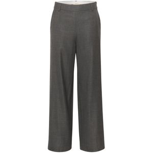 Part Two, Dames, Broeken, Grijs, Maat: L Flanel,