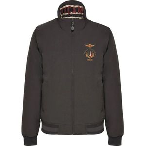 Aeronautica Militare, Heren, Jassen, Groen, Maat: S Polyamide,
