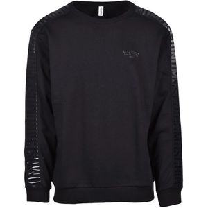 Moschino, Heren, Sweatshirts & Hoodies, Zwart, Maat: XL Katoen,