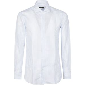 Barba Napoli, Heren, Overhemden, Wit, Maat: 3XL Katoen,