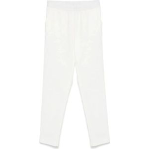 Ermanno Scervino, Dames, Broeken, Wit, Maat: M Denim,