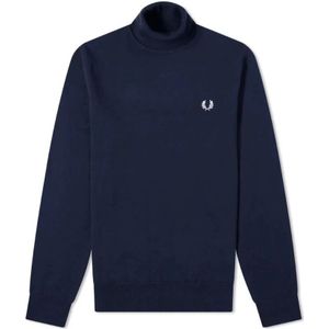 Fred Perry, Heren, Truien, Blauw, Maat: XL Katoen,
